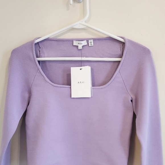 A.L.C lilac top - Picture 3 of 7